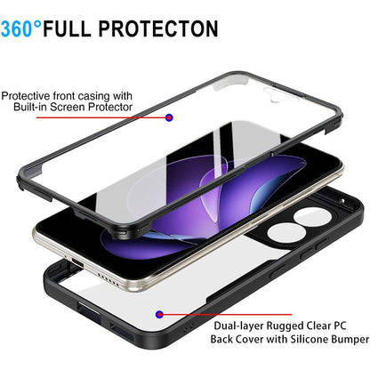Fodral för Oppo Reno13 FS 5G / Reno13 F 4G / Reno13 F, Techsuit, ColorVerse 360, Rosa