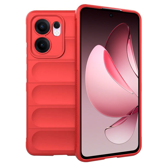 Fodral för Oppo Reno13 FS 5G / Reno13 F 4G / Reno13 F, Techsuit, Magic Shield, Röd