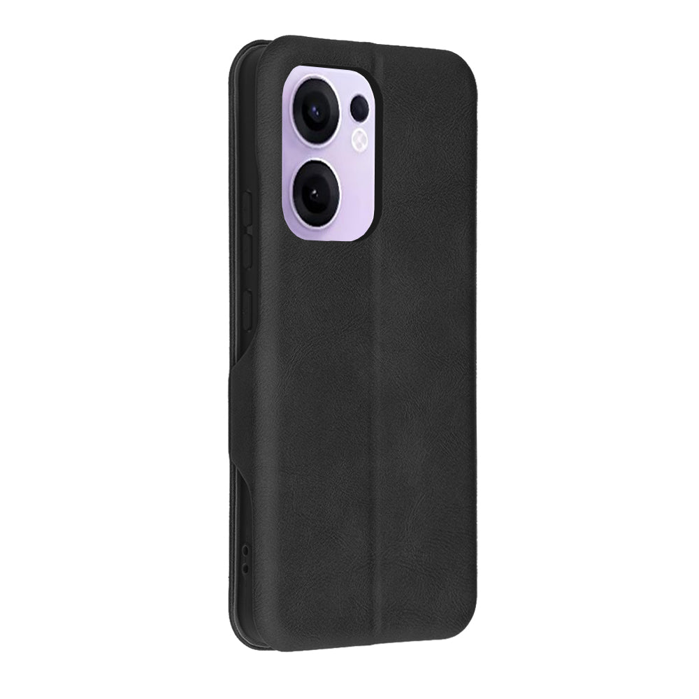 Fodral för Oppo Reno13 FS 5G / Reno13 F 4G / Reno13 F, Techsuit, Safe Wallet Plus, Svart