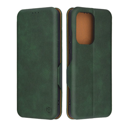 Fodral för Oppo Reno13 FS 5G / Reno13 F 4G / Reno13 F, Techsuit, Safe Wallet Plus, Grön