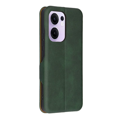 Fodral för Oppo Reno13 FS 5G / Reno13 F 4G / Reno13 F, Techsuit, Safe Wallet Plus, Grön
