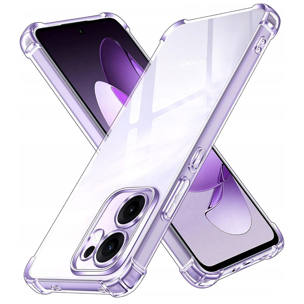 Fodral för Oppo Reno13 FS 5G / Reno13 F 4G / Reno13 F, Techsuit, Stötsäker Klar, Transparent