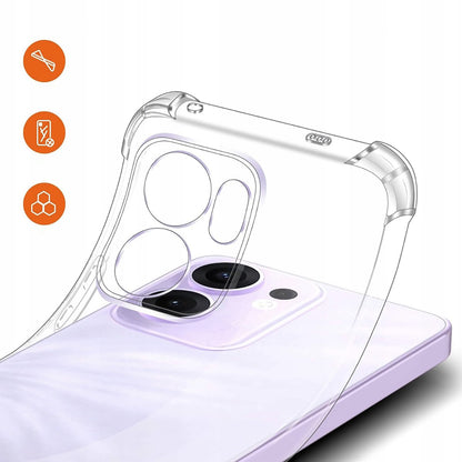Fodral för Oppo Reno13 FS 5G / Reno13 F 4G / Reno13 F, Techsuit, Stötsäker Klar, Transparent