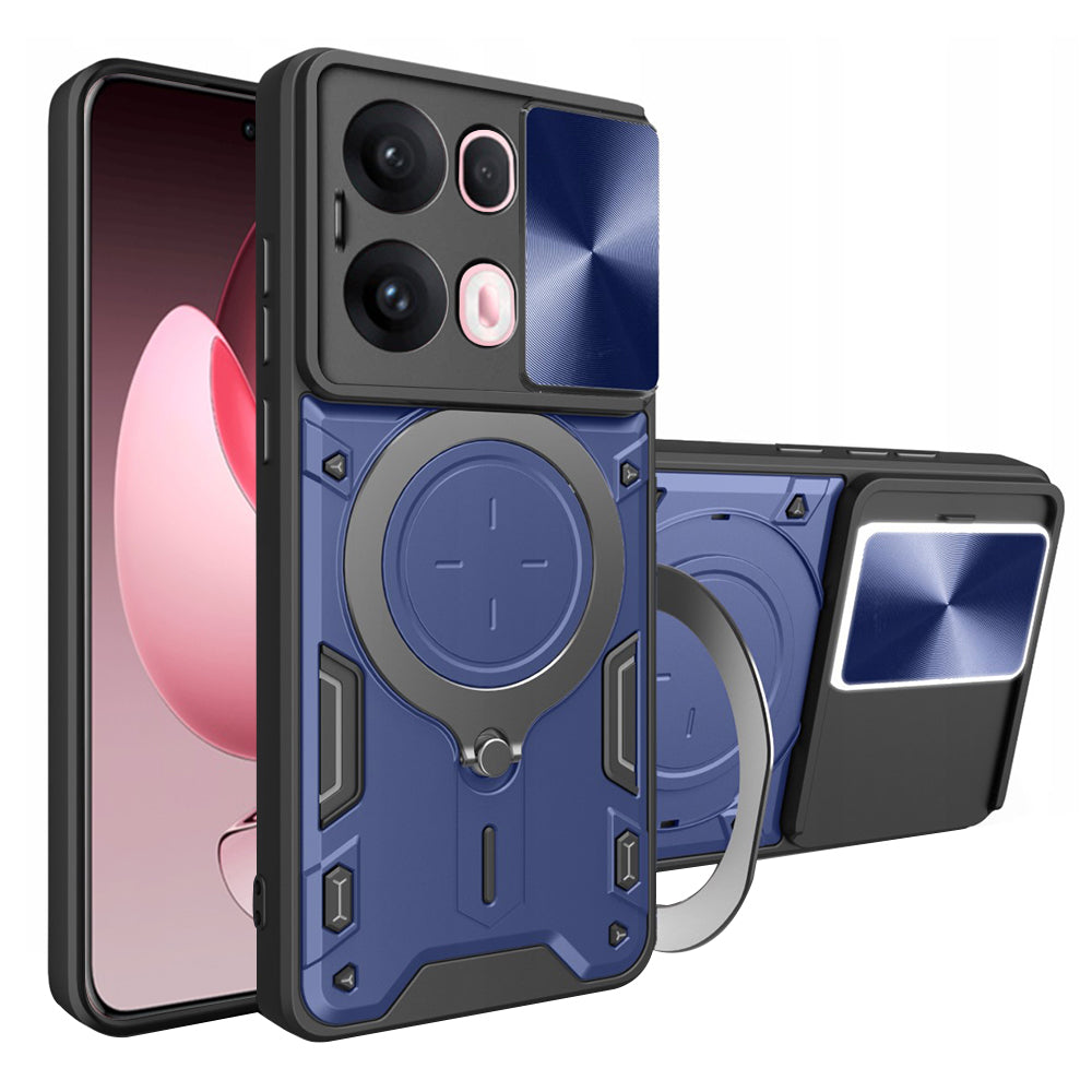 Fodral för Oppo Reno13 Pro, Techsuit, CamGuard Pro, Blå