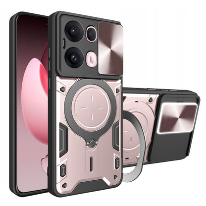 Fodral för Oppo Reno13 Pro, Techsuit, CamGuard Pro, Rosa Guld