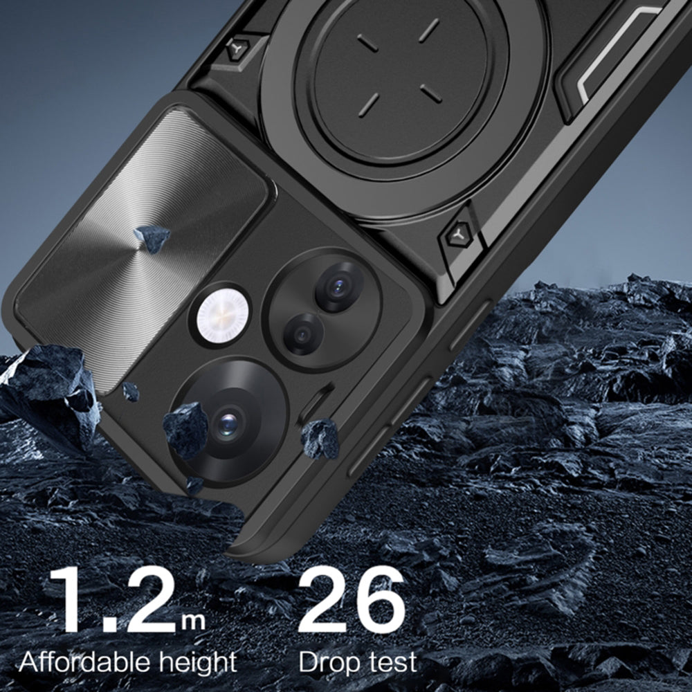 Fodral för Oppo Reno13 Pro, Techsuit, CamGuard Pro, Rosa Guld