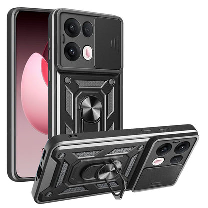 Fodral för Oppo Reno13 Pro, Techsuit, CamShield, Svart