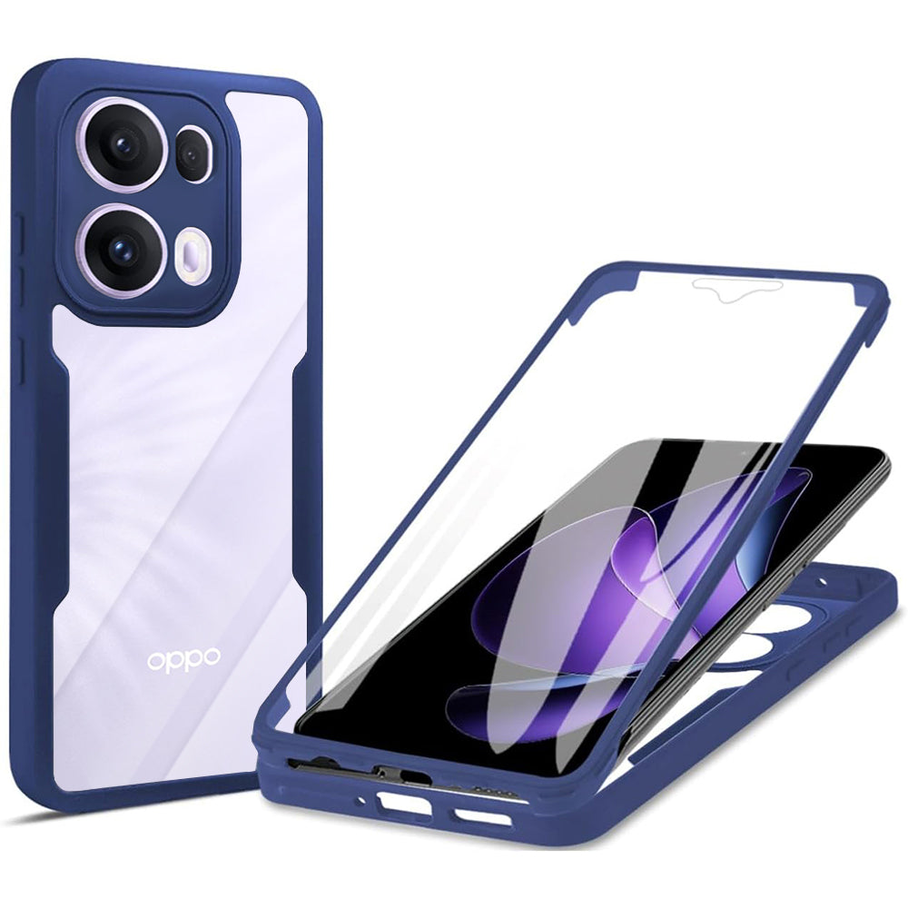 Fodral för Oppo Reno13 Pro, Techsuit, ColorVerse 360, Blå