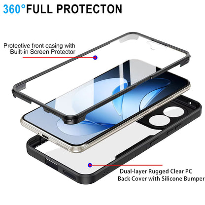 Fodral för Oppo Reno13 Pro, Techsuit, ColorVerse 360, Rosa