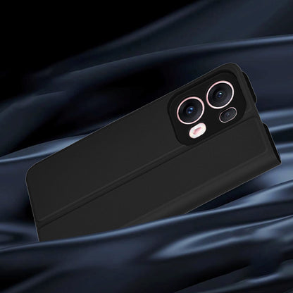 Fodral för Oppo Reno13 Pro, Techsuit, Magskin Book, Svart
