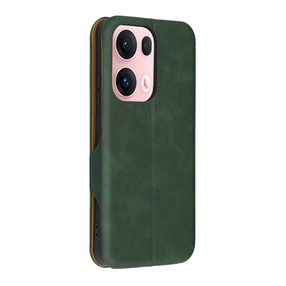 Fodral för Oppo Reno13 Pro, Techsuit, Safe Wallet Plus, Grön