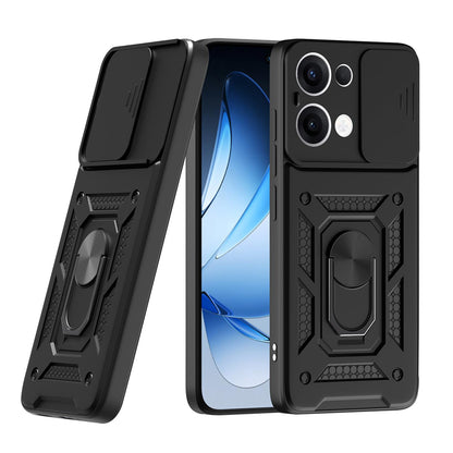 Fodral för Oppo Reno13, Techsuit, CamShield, Svart