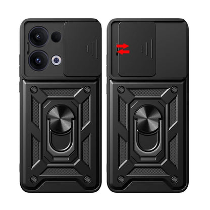 Fodral för Oppo Reno13, Techsuit, CamShield, Svart