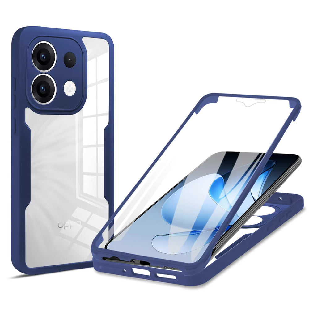 Fodral för Oppo Reno13, Techsuit, ColorVerse 360, Blå