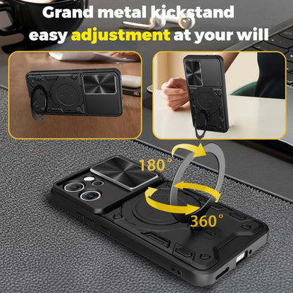 Fodral för Oppo Reno14 FS 5G / Reno14 F, Techsuit, CamGuard Pro, Lila