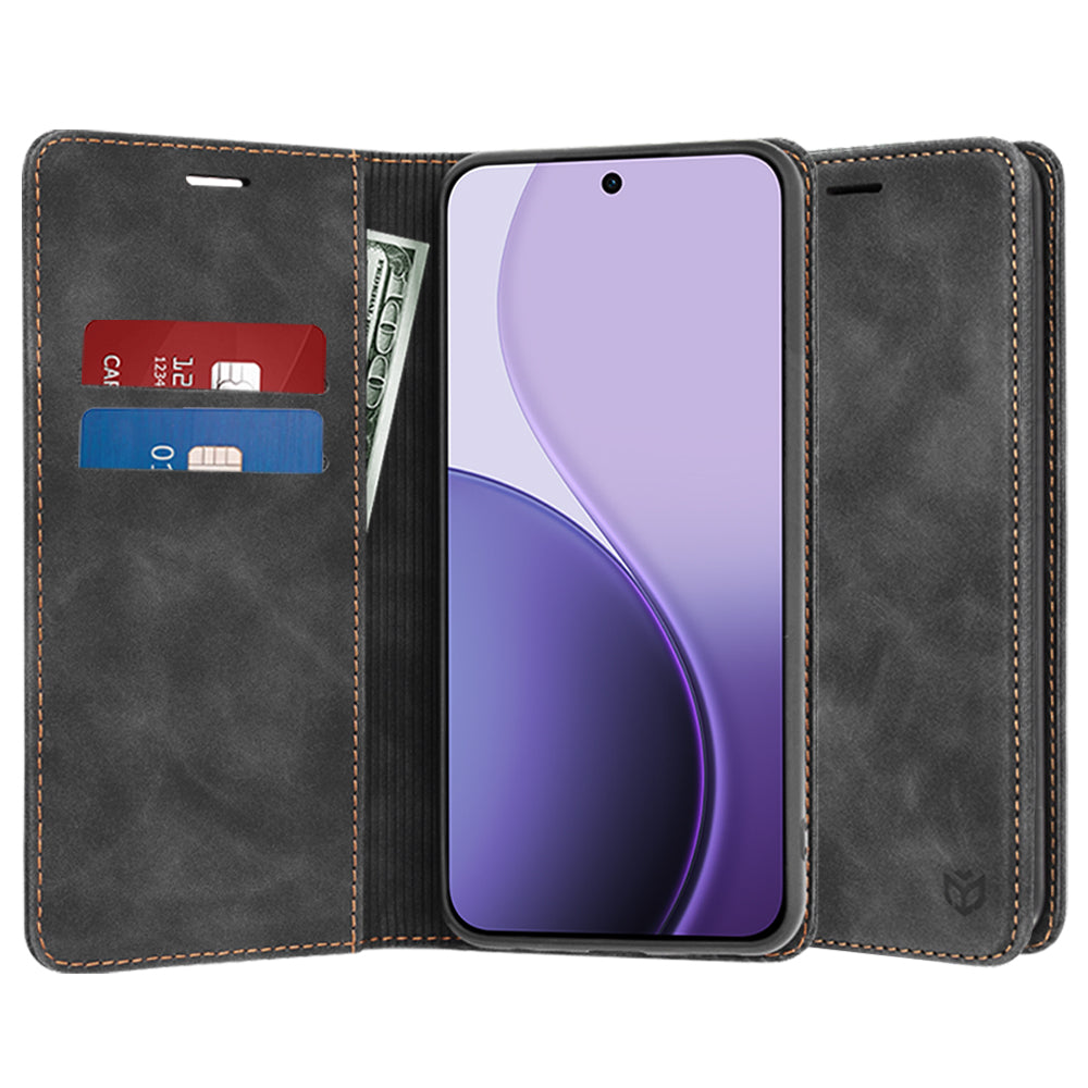 Fodral för Oppo Reno14 FS 5G / Reno14 F, Techsuit, Confy, Svart