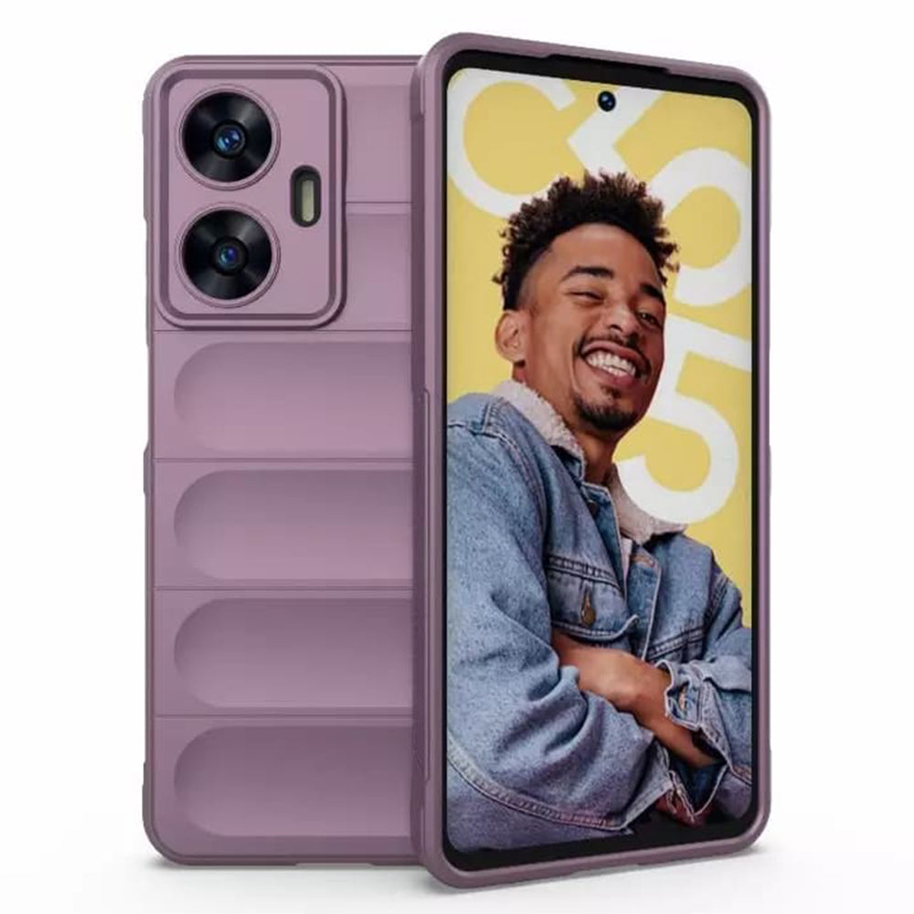 Fodral för Oppo Reno14 FS 5G / Reno14 F, Techsuit, Magic Shield, Lila