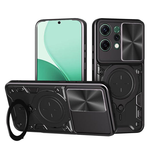 Skyddsfodral för Oppo Reno14, Techsuit, CamGuard Pro, Svart