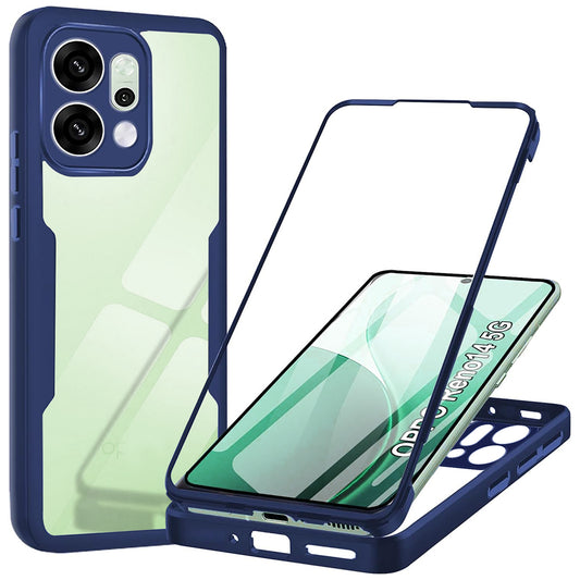 Skyddsfodral för Oppo Reno14, Techsuit, ColorVerse 360, Blå