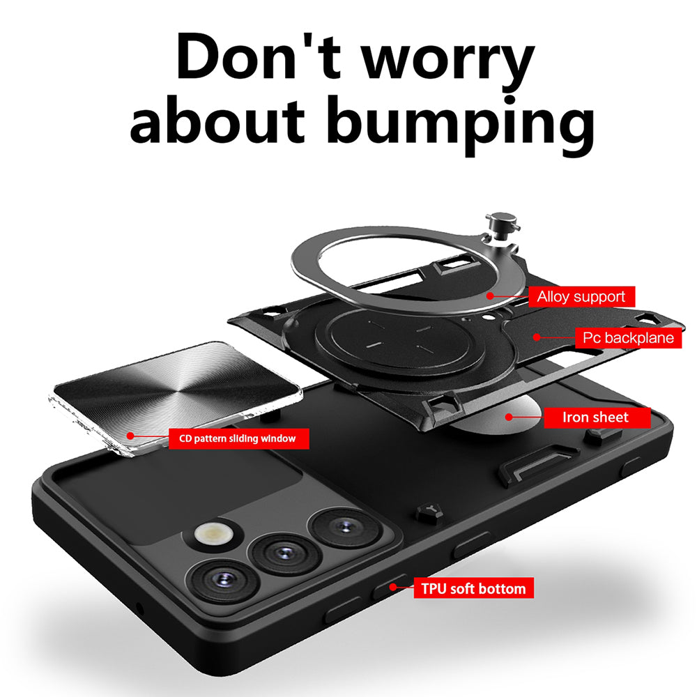 Skyddsfodral för Oppo Reno15 FS / Reno15 F, Techsuit, CamGuard Pro, Blå