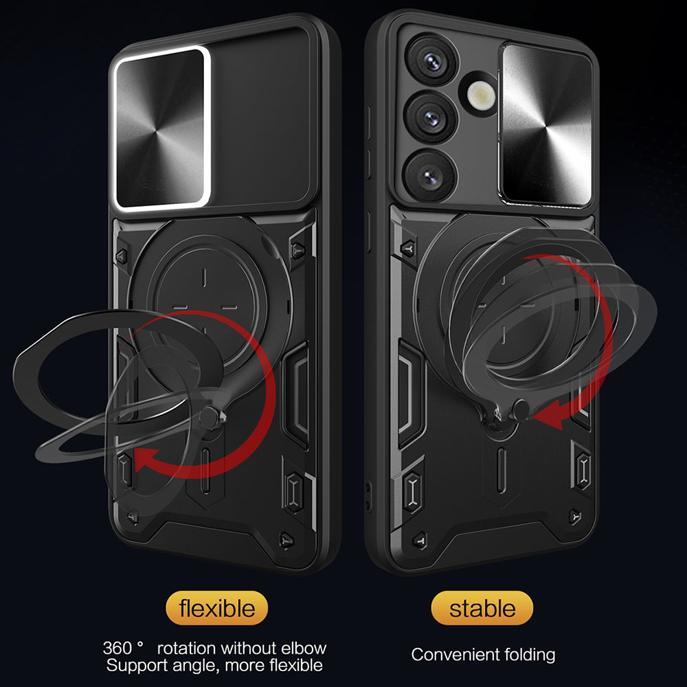 Skyddsfodral för Oppo Reno15 FS / Reno15 F, Techsuit, CamGuard Pro, Blå