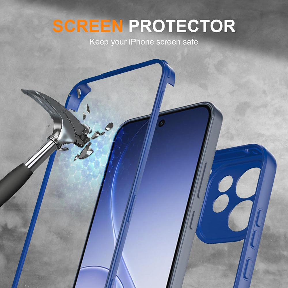 Case for Oppo Reno15 FS / Reno15 F, Techsuit, ColorVerse 360, Blue