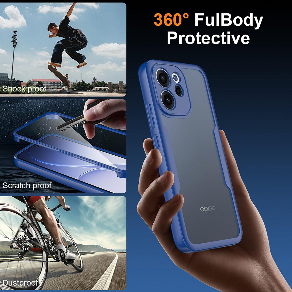 Skyddsfodral för Oppo Reno15 FS / Reno15 F, Techsuit, ColorVerse 360, Svart