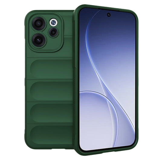 Fodral för Oppo Reno15 FS / Reno15 F, Techsuit, Magic Shield, Grön