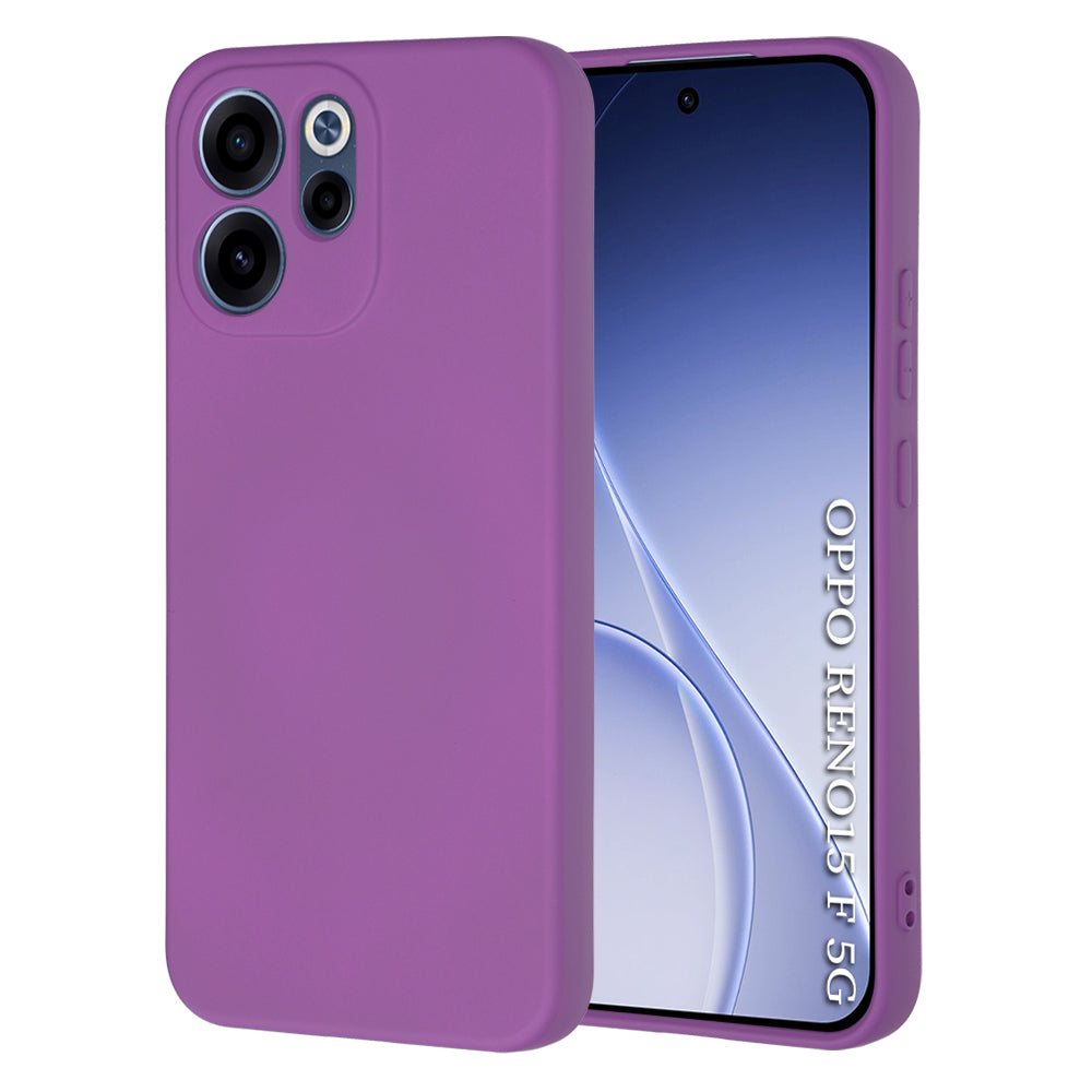 Mobilskal för Oppo Reno15 FS / Reno15 F, Techsuit, SoftFlex, Lila