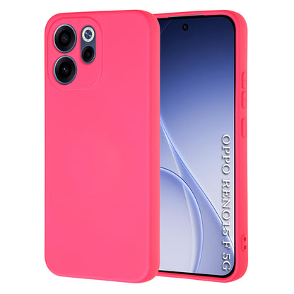 Fodral för Oppo Reno15 FS / Reno15 F, Techsuit, SoftFlex, Mörkrosa