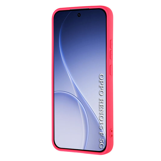 Fodral för Oppo Reno15 FS / Reno15 F, Techsuit, SoftFlex, Mörkrosa