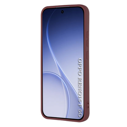 Fodral för Oppo Reno15 FS / Reno15 F, Techsuit, SoftFlex, Vinröd
