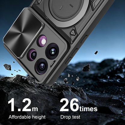 Fodral för Oppo Reno16 F / Reno16 FS, Techsuit, CamGuard Pro, Svart