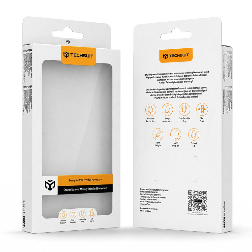 Fodral för Oppo Reno16 F / Reno16 FS, Techsuit, CamGuard Pro, Svart