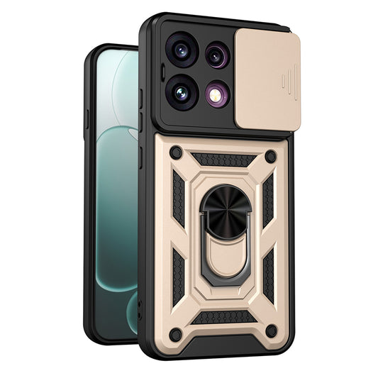 Fodral för Oppo Reno16 F / Reno16 FS, Techsuit, CamShield, Guld
