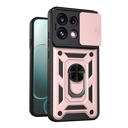 Fodral för Oppo Reno16 F / Reno16 FS, Techsuit, CamShield, Roséguld
