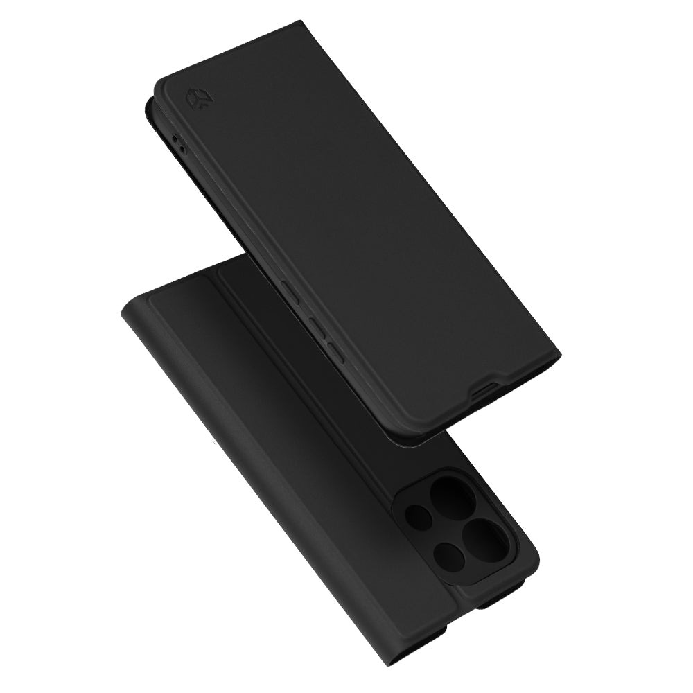 Fodral för Oppo Reno16 F / Reno16 FS, Techsuit, Magskin Book, Svart