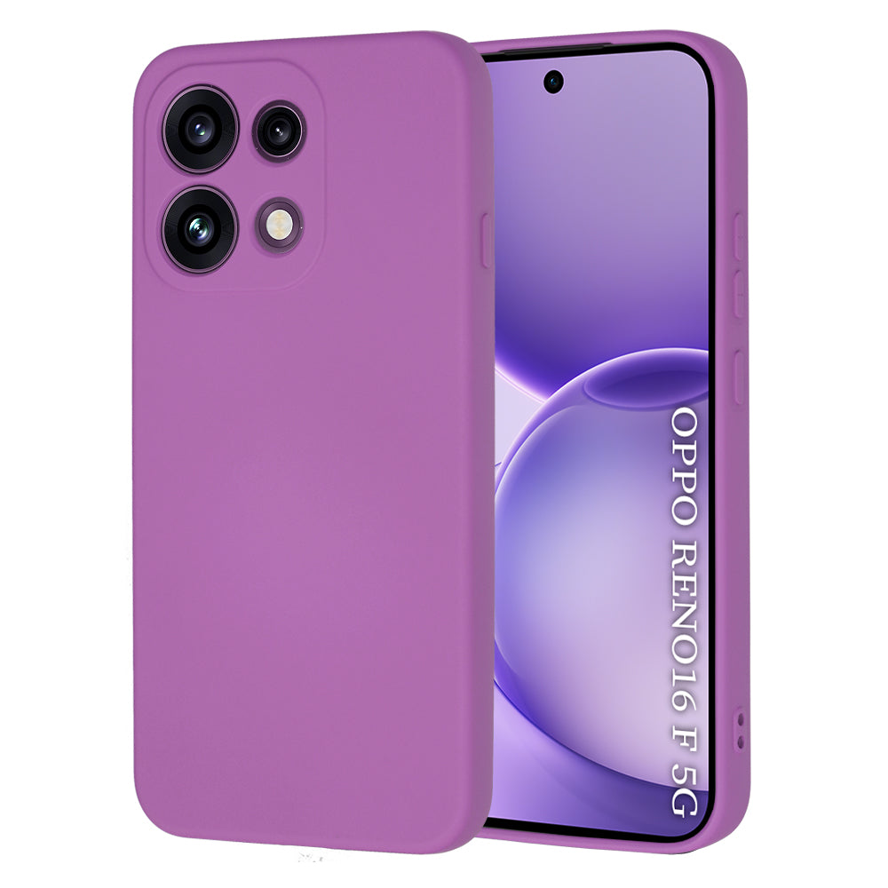 Fodral för Oppo Reno16 F / Reno16 FS, Techsuit, SoftFlex, Lila