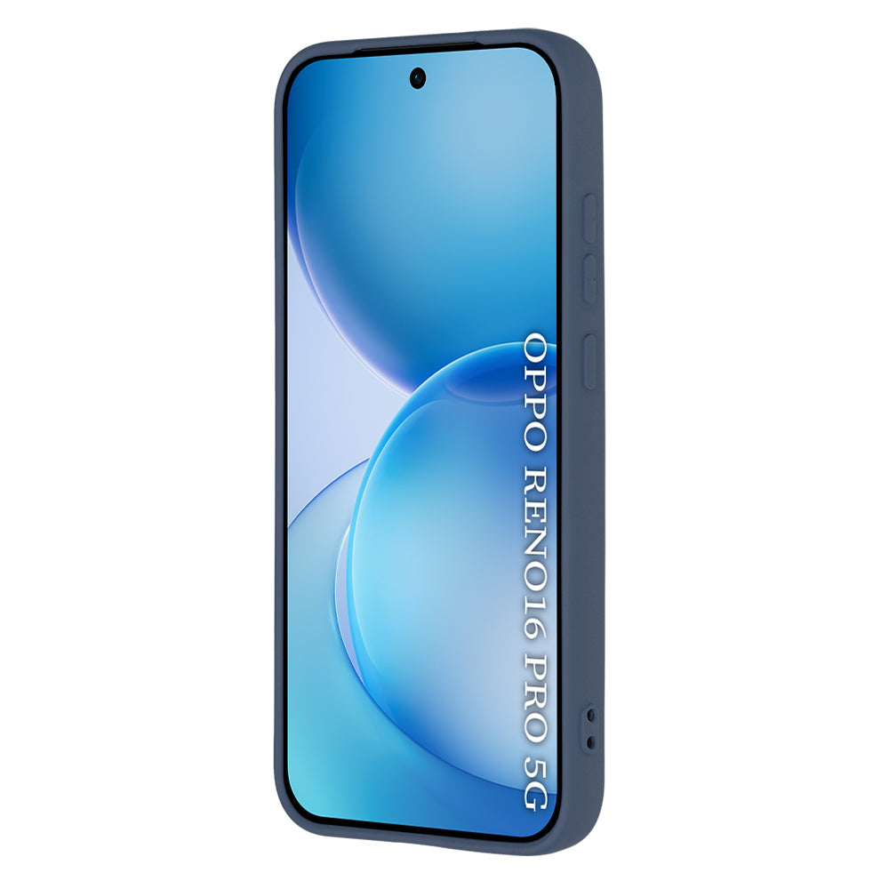 Fodral för Oppo Reno16 Pro, Techsuit, SoftFlex, Marinblå
