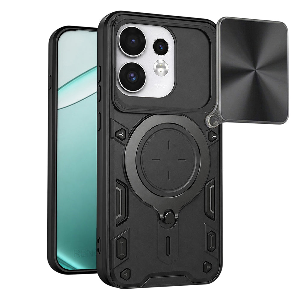 Fodral för Oppo Reno16 / Reno16 Pro, Techsuit, CamGuard Pro, Svart