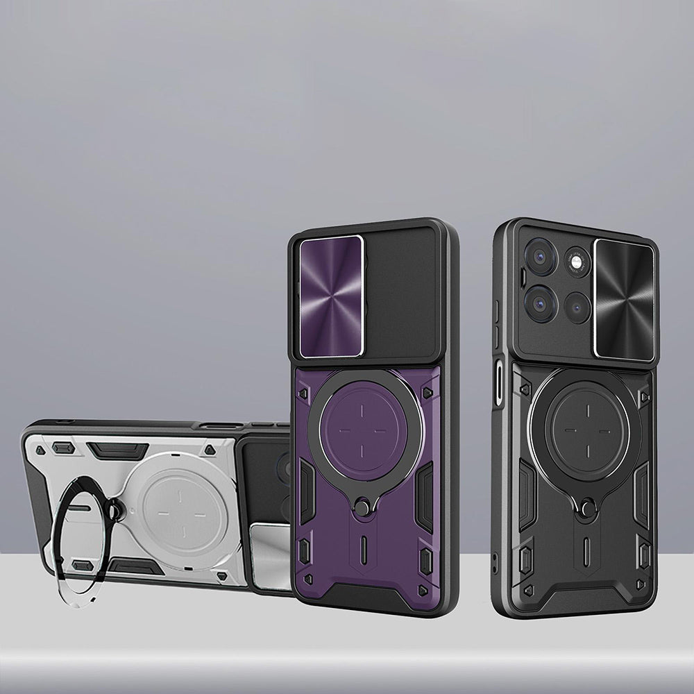 Fodral för Oppo Reno16 / Reno16 Pro, Techsuit, CamGuard Pro, Svart
