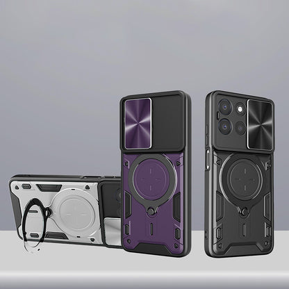 Fodral för Oppo Reno16 / Reno16 Pro, Techsuit, CamGuard Pro, Svart