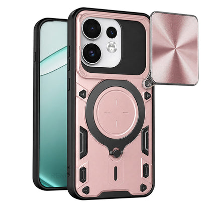 Fodral för Oppo Reno16 / Reno16 Pro, Techsuit, CamGuard Pro, Roséguld