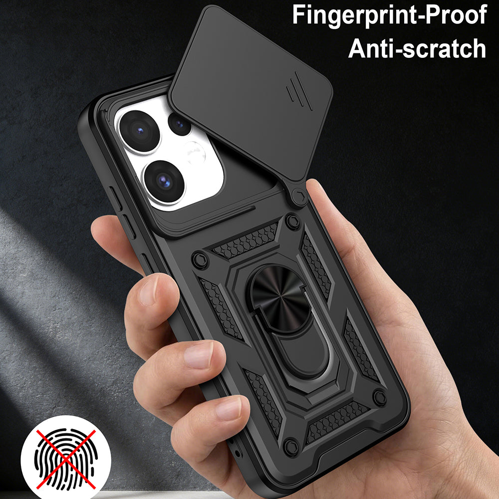 Fodral för Oppo Reno16 / Reno16 Pro, Techsuit, CamShield, Roséguld