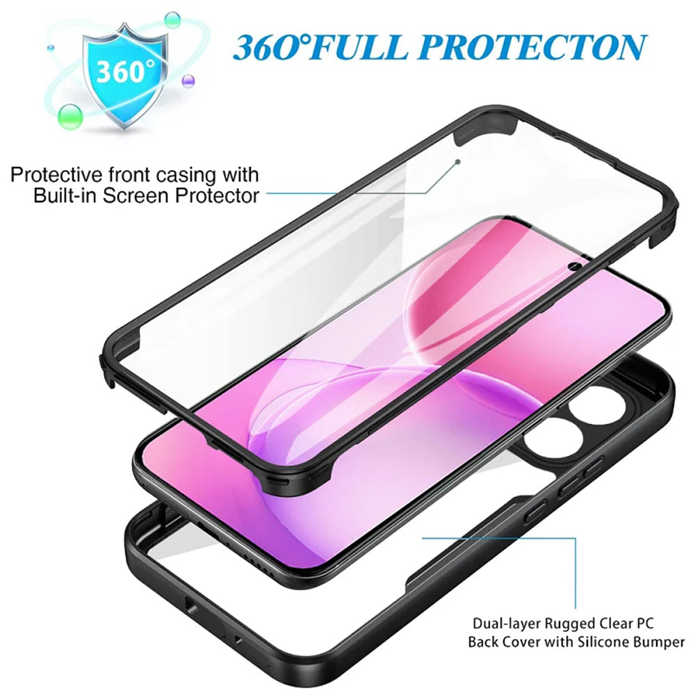Fodral för Oppo Reno16 / Reno16 Pro, Techsuit, ColorVerse 360, Blå