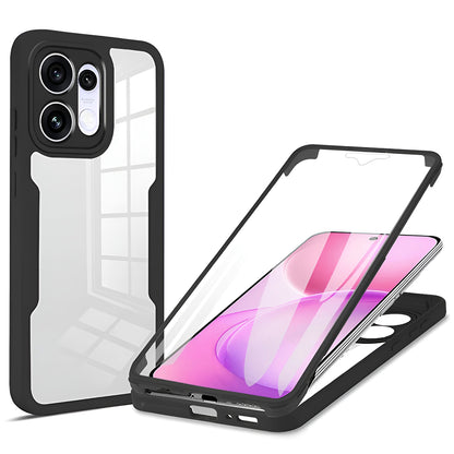 Fodral för Oppo Reno16 / Reno16 Pro, Techsuit, ColorVerse 360, Svart