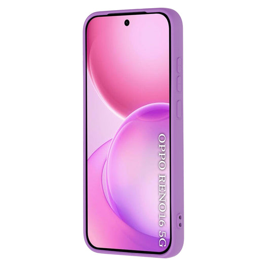 Fodral för Oppo Reno16, Techsuit, SoftFlex, Lila