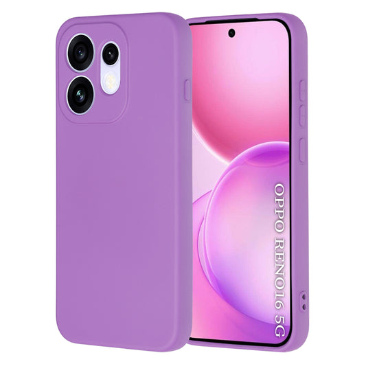 Fodral för Oppo Reno16, Techsuit, SoftFlex, Lila
