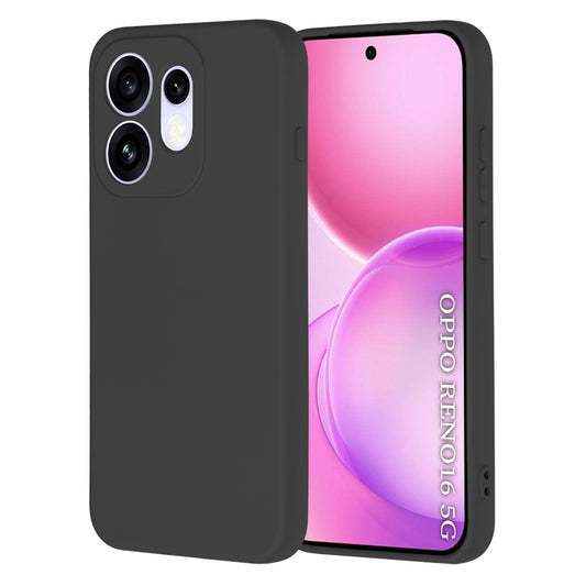 Fodral för Oppo Reno16, Techsuit, SoftFlex, Svart
