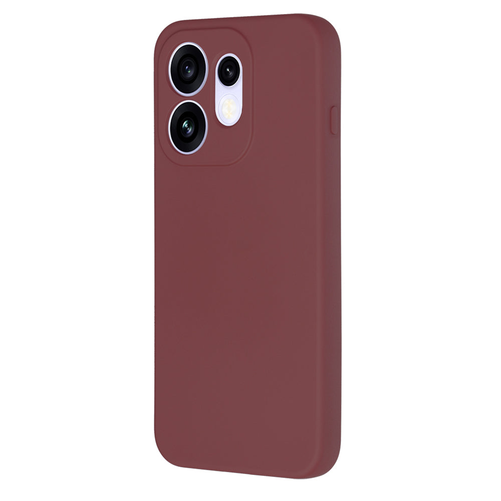 Fodral för Oppo Reno16, Techsuit, SoftFlex, Vinröd